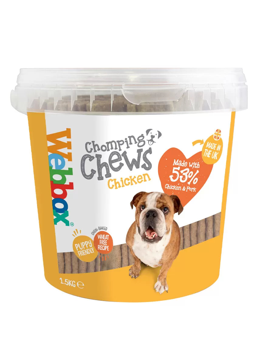 Webbox Meaty Chomping Dog Treat Chews, 1.5KG