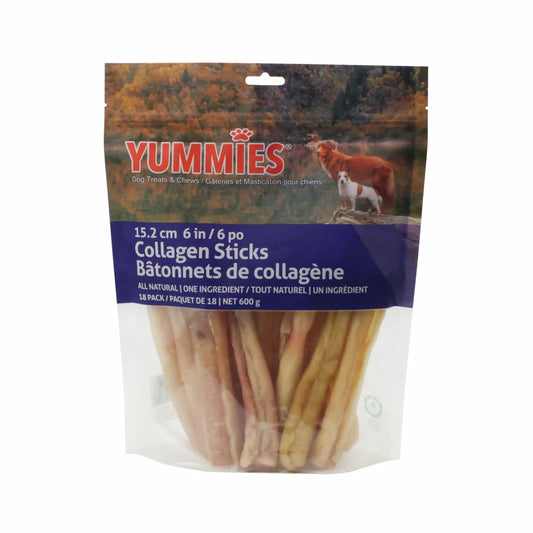 Yummies Collagen Sticks for Dogs – Natural Long-Lasting Beef Collagen Chews (600g)