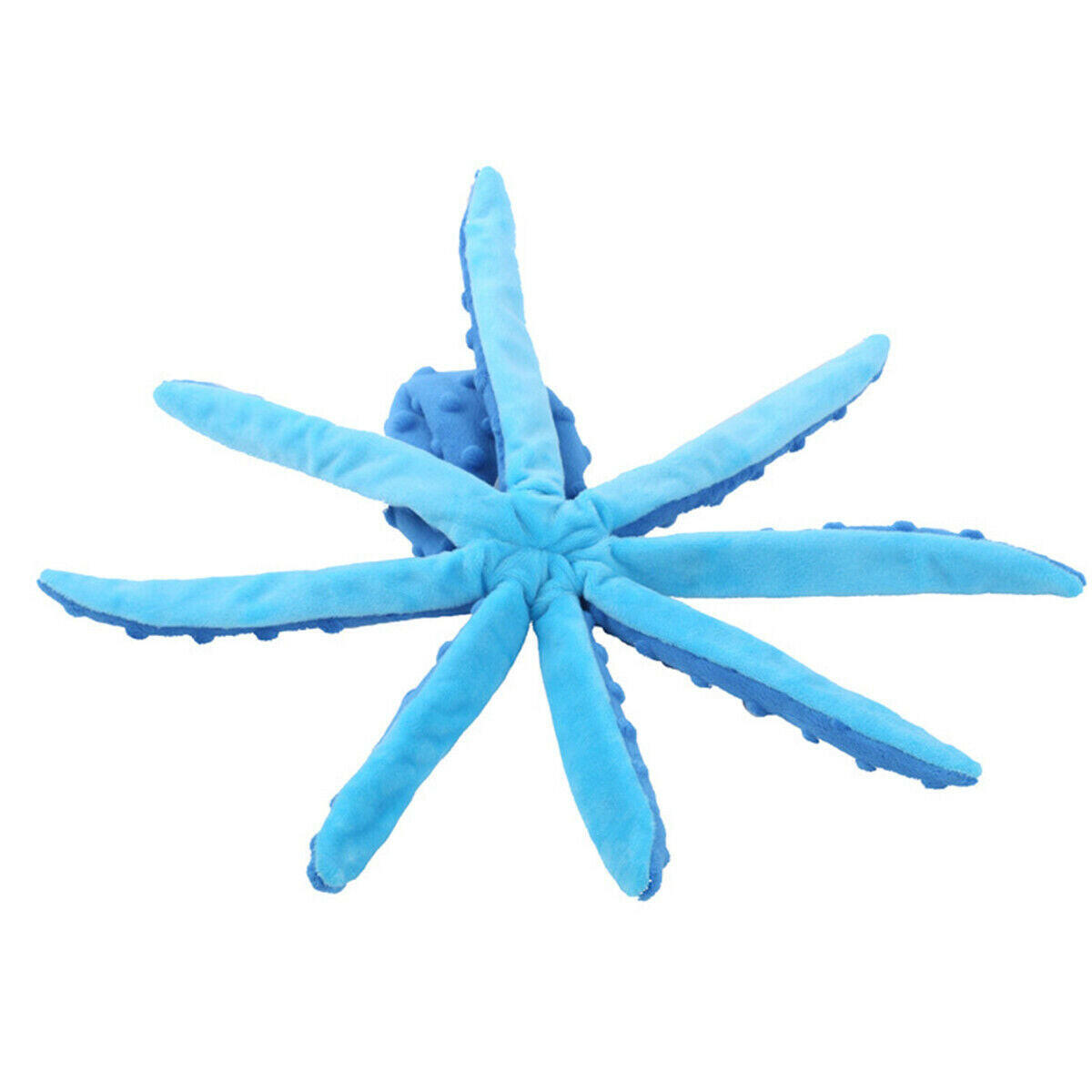 Octopus Puppy Dog Chew Toy: Soft Plush Squeaky Fun Play Sound