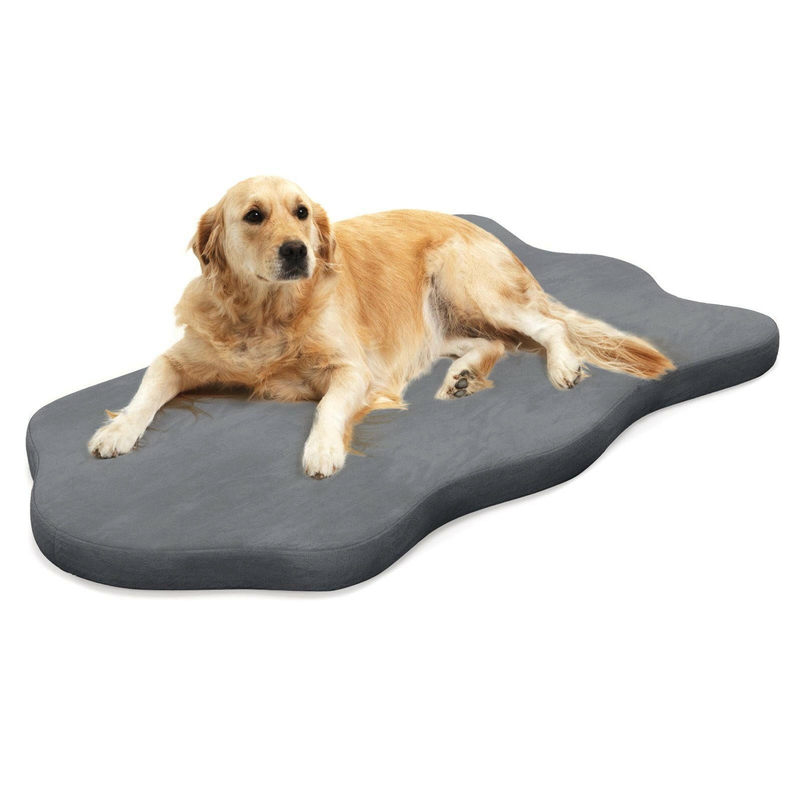 Luxury Large Dog Bed with Memory Foam Support and Removable Easy-to-Clean Cover