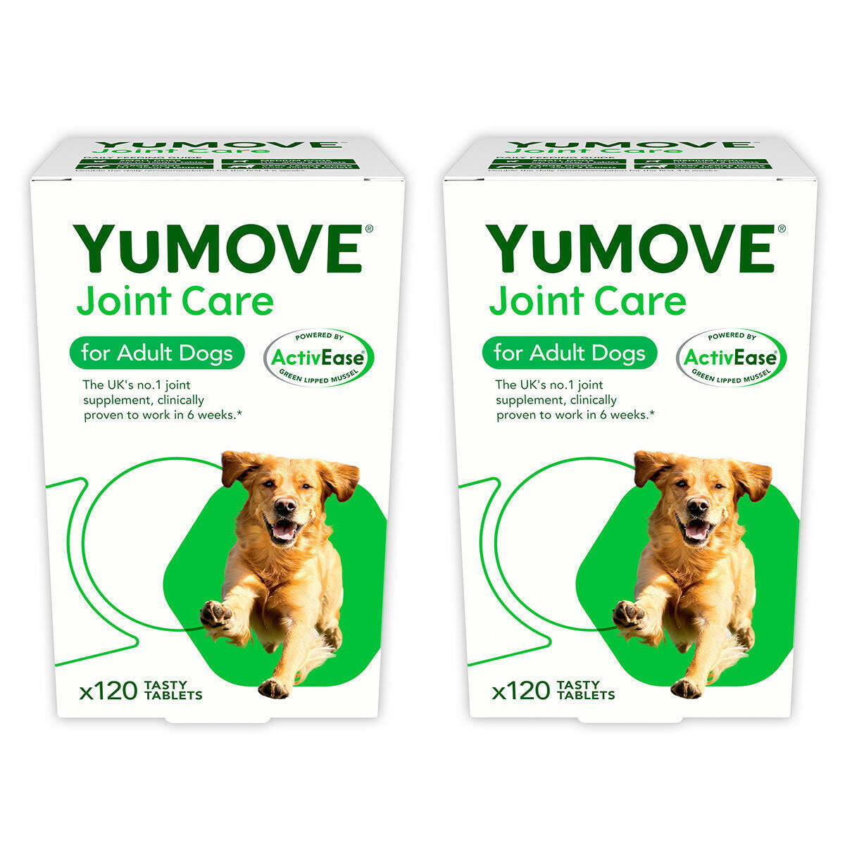 Joint Care for Adult Dogs: 2 x 120 Tablets for Enhanced Mobility and Comfort