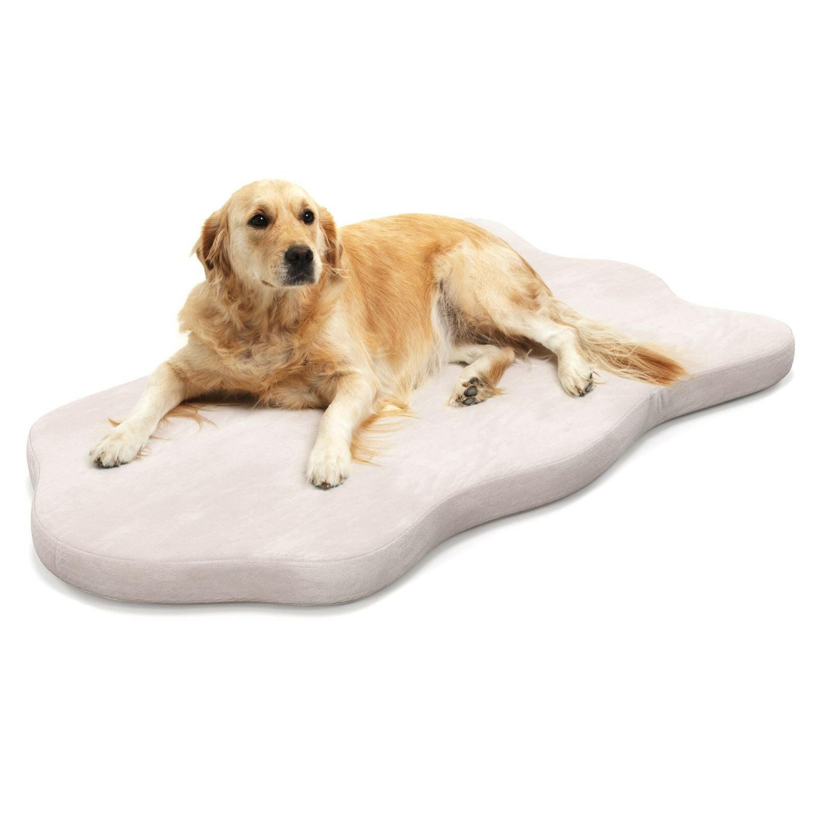 Luxury Large Dog Bed with Memory Foam Support and Removable Easy-to-Clean Cover