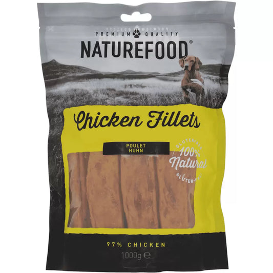 Premium Chicken Fillet Dog Treats, 1Kg Pack