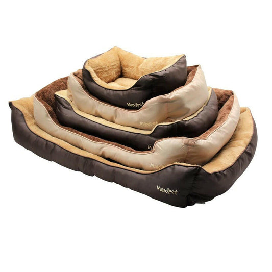 Premium Soft Dog Pet Bed with Basket Design, Washable Cushion, and Fleece Lining for Optimal Comfort