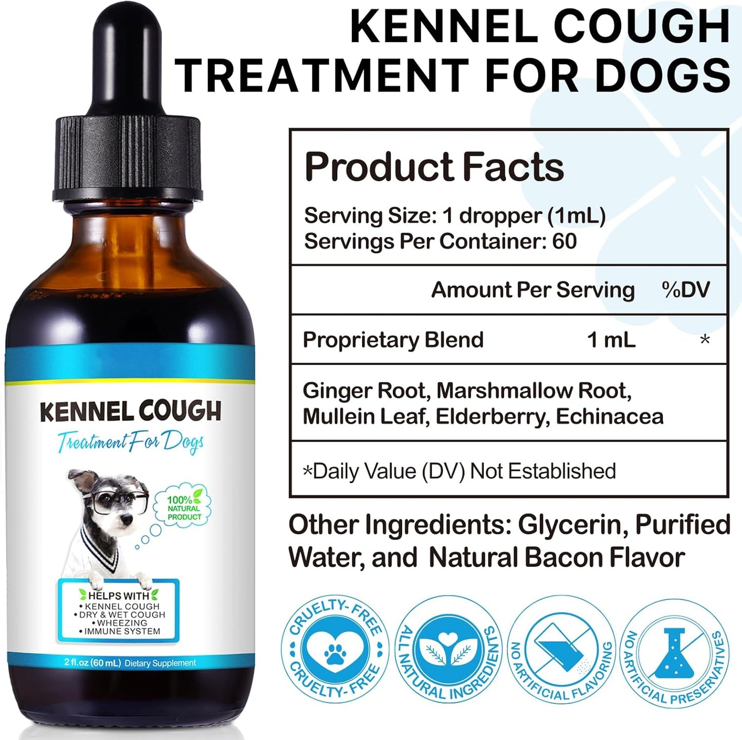Dog Respiratory Support Liquid – Herbal Breathing & Immune Support