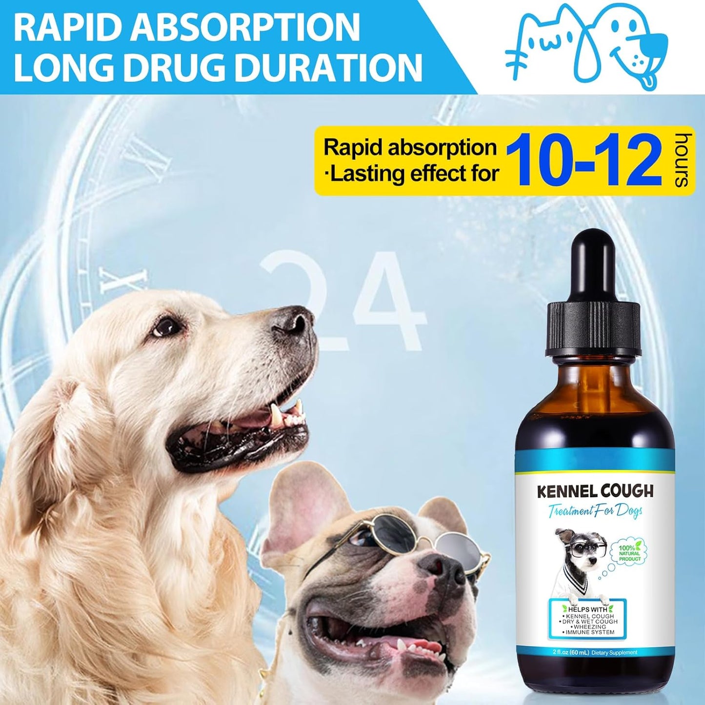 Dog Respiratory Support Liquid – Herbal Breathing & Immune Support