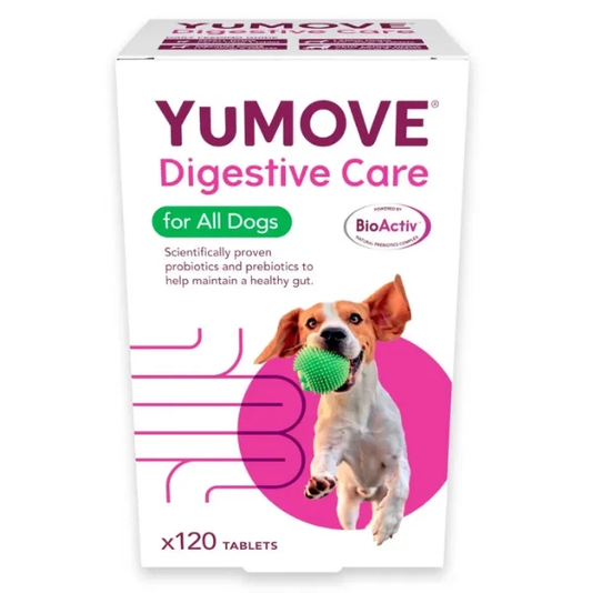 YuMOVE Digestive Care Pre & Probiotic Dog Supplement – Gut Health Support (120 Tablets)