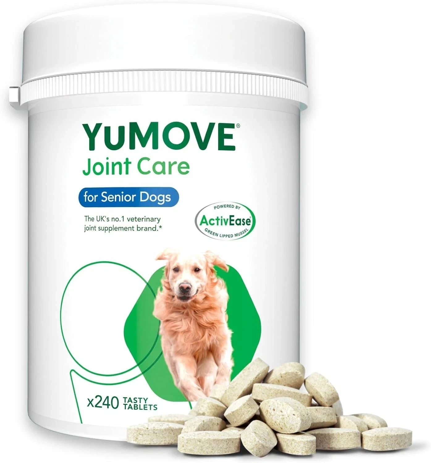 YuMOVE Senior Dog Joint Supplement – Hip & Joint Support for Dogs 8+ (240 Tablets)