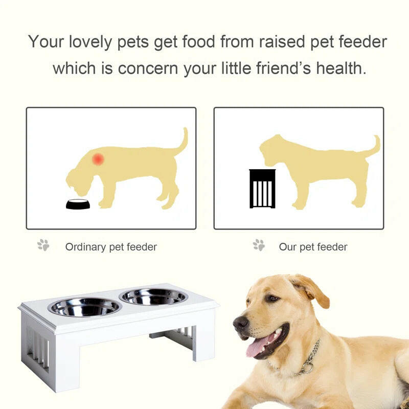 Toledo Elevated Feeder: Enhancing Pet Comfort and Convenience with Elevated Dining Solution