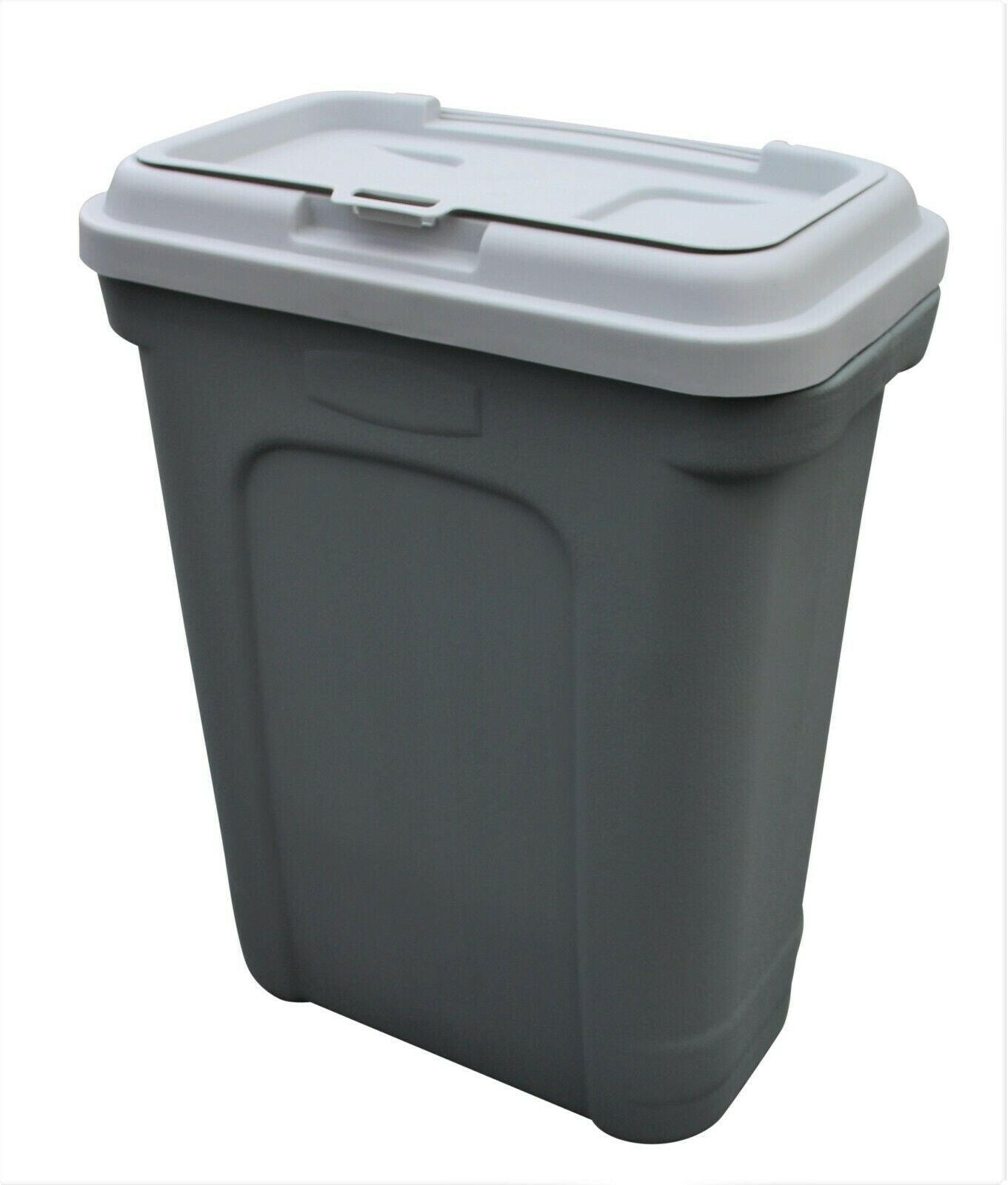 Durable Dog Food Storage Container with 32L Capacity, Suitable for 16KG Dry Feed or 23KG of Dog Food, Grey Base Included