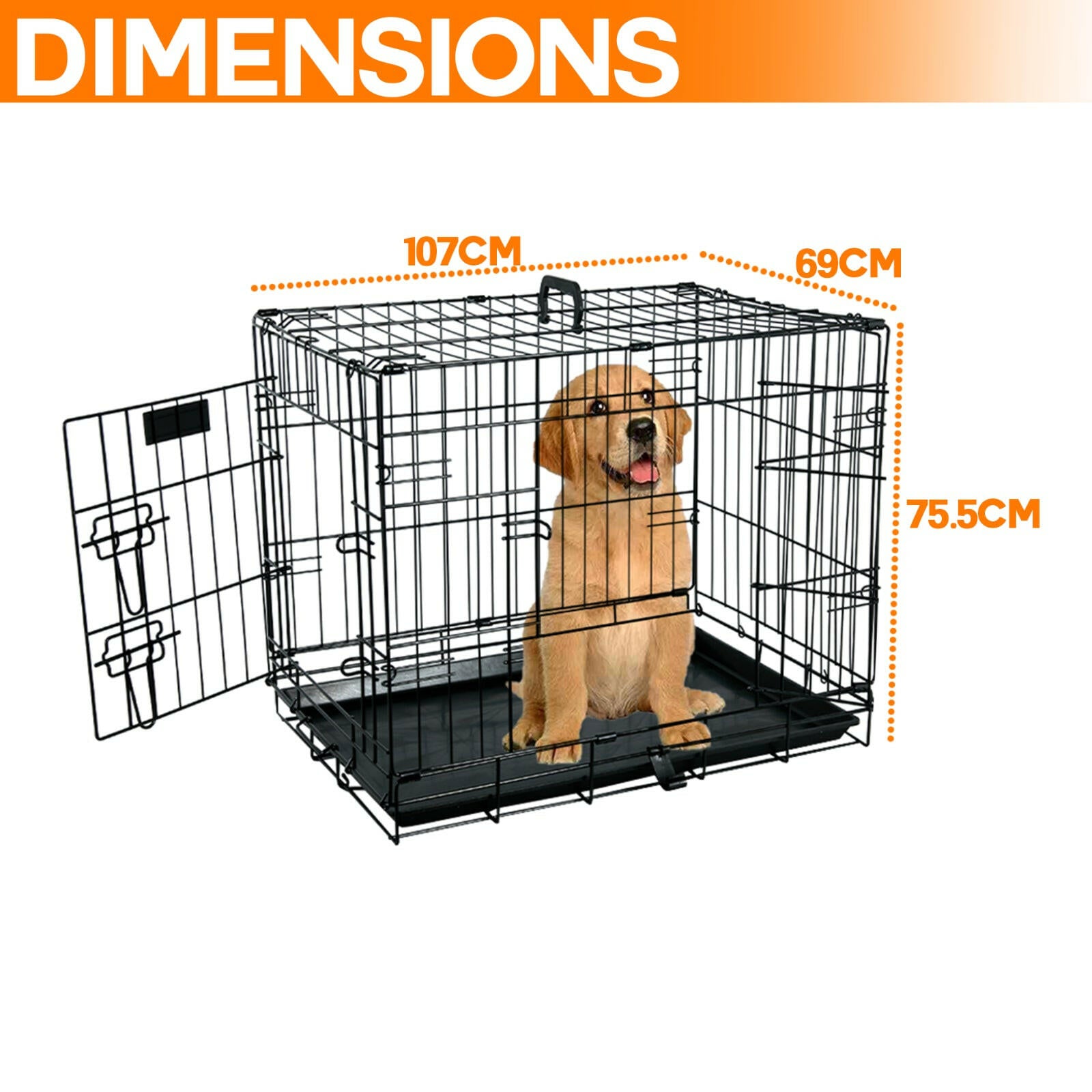 Durable Metal Dog Crate: Reliable Training Solution for Dogs of Any Size