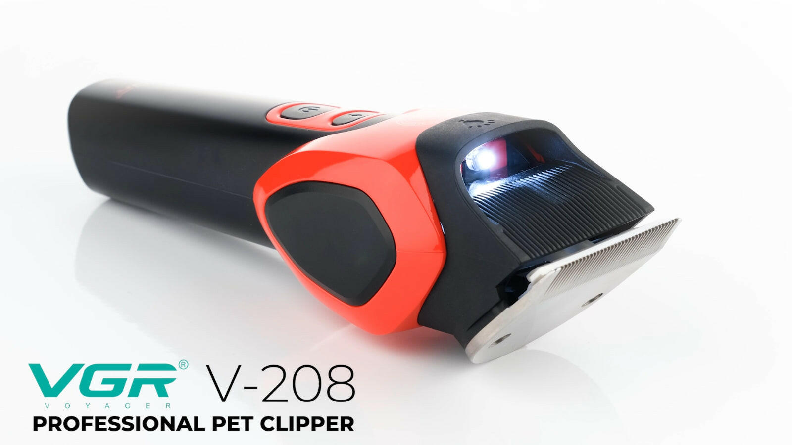 VGR Cordless Dog Trimmer: Pro Grooming Kit for Thick & Curly Coats