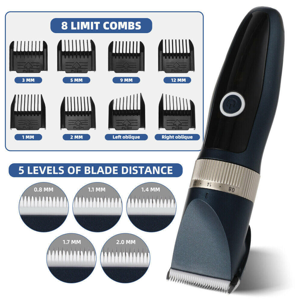 Professional Dog Grooming Clipper Thick Fur Hair Trimmer Electric Shaver Set