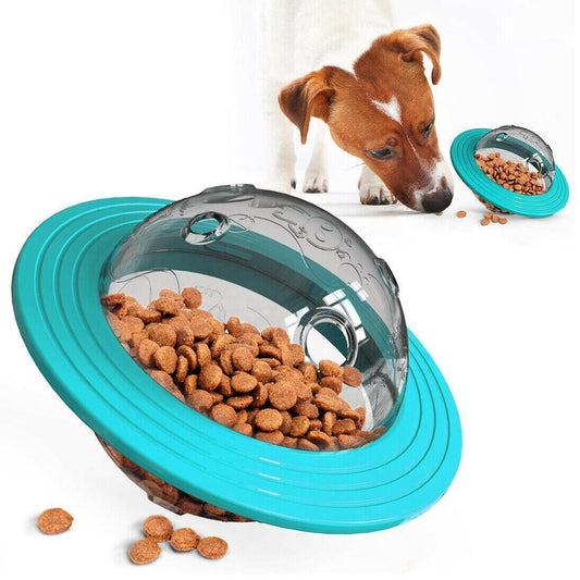Interactive Treat Dispenser Ball: Puzzle Toy for Dogs, Encourages Slow Eating and Play