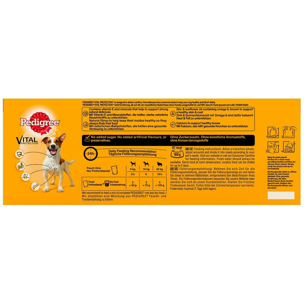 Variety Pouch in Gravy: 40 x 100g Packs for a Delicious Assortment of Meals"