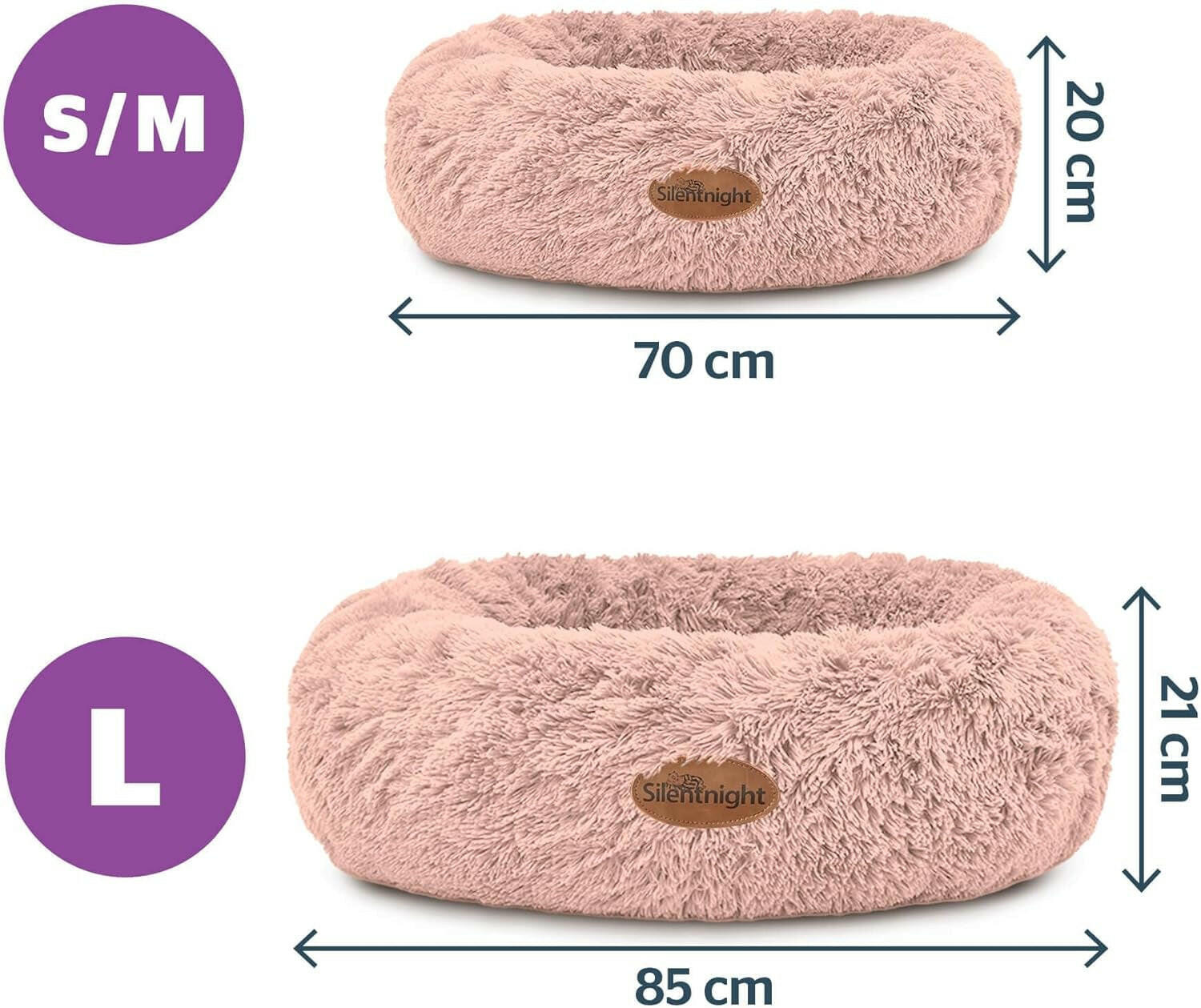 Donut Calming Dog Bed 