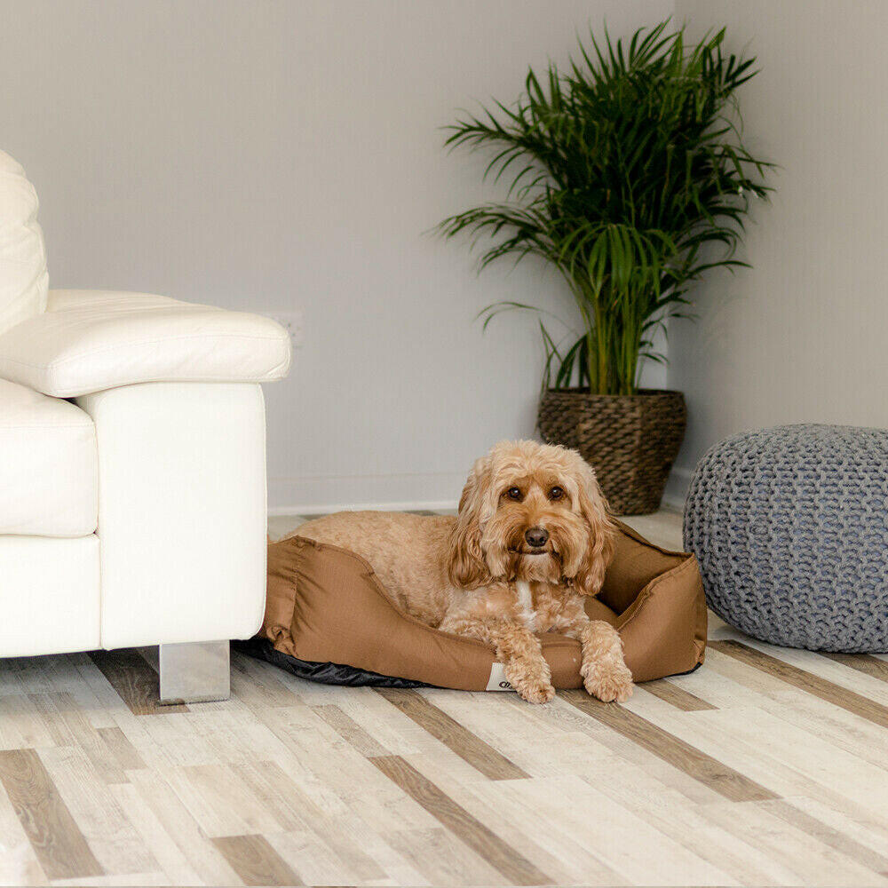 All Pet Solutions Dexter Dog Bed with Soft, Waterproof, Washable, and Durable Basket Design